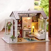 CUTE-Eyfud DIY Miniature House Kit, Miniature House Kits for Adults, Beginner Friendly (Good Times)