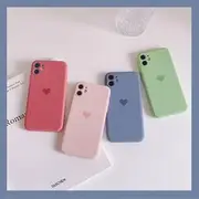 Heart Print Phone Case - iPhone 13 Pro Max / 13 Pro / 13 / 13 mini / 12 Pro Max / 12 Pro / 12 / 12 mini / 11 Pro Max / 11 Pro / 11 / SE / XS Max / XS / XR / X / SE 2 / 8 / 8 Plus / 7 / 7 Plus Pink - iPhone 12