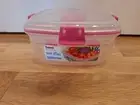Sistema To Go 37.1 oz Assorted Salad Container Pink New Lunch Organizer Dressing