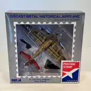 Daron Postage Stamp Collection B-17G Flying Fortress "Nine-O-Nine" Airplane