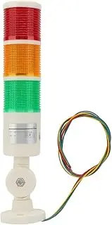 1 Pc Warning Light, Tower Stack Lights, Industrial Warming Light 3 Layer LED Signal Tower Foldable Alarm Light 24VDC