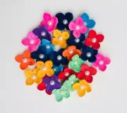 Paper Quilling colourful handmade flowers 30 lot multicolour
