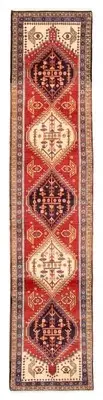 Vintage Hand-knotted Runner Rug 2'4" x 9'6" Traditional Wool Carpet