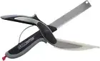Clever Cutter Kitchen Food Chopper Knife & Cutting Board Scissors Slicers JZ