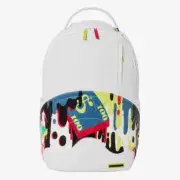 Sprayground Shark Trip DLXSV BackpackNew White Checkered Bookbag School Bag
