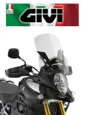 Transparent Windscreen For Suzuki DL 1000 V-Strom 2017 2018 D3105ST GIVI