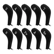 10PCS Zipper Club Iron Covers with Number Club Covers for Iron9022