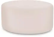 James Allan HEOF94645 Sensibility Round Ottoman Cover - Cover - Sand