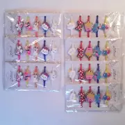 Elastic Shoelaces Cartoon Characters Lot of 7 Pkgs. 6 to a Pkg.