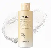 TONYMOLY I'm Rice Exfoliating Enzyme Cleanser, Enzyme Powder Face Wash, All-in-one Waterless Gentle Rice Polishing & Exfoliating Face Wash, 50 g