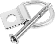 Removable D-Ring Cargo Capacity Hooks Universal Trailer Securing Anchors V-Shaped Stainless Steel Trailer Tie Down