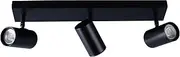 Lexi Lighting Brianna 3 Light Spot Light, LED Metal Adjustable Directional Spotlight Track Lighting Modern Flush Mount Ceiling Light for Dining Room Living Room Corridor Kitchen Island, Matte Black