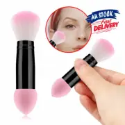 1Pc Foundation Blush Concealer Sponge Make Up Brush Double End Cream Powder