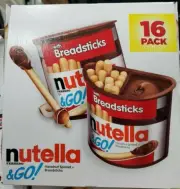 New Nutella and Spread With Breadsticks, 1.8 Ounce (Pack of 16)