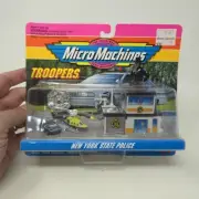 Galoob Micro Machines Troopers Collection 65400 New York State Police 1992 NOS