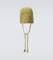 [Alanui] Alanui Beach Break crochet cotton hat One Size green