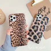 iPhone 12 11 Pro Max XR XS X Soft TPU Silicon Phone Case Cover Animal Print