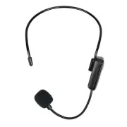 Wireless FM Condenser Microphone Headset Megaphone for Voice Amplifier Meeting