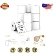 Smudge-Free Thermal Shipping Labels - 8400 Count Compatible with Zebra & Rollo