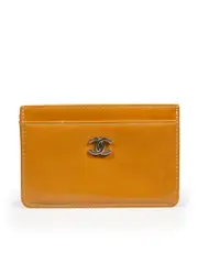 2002-2003 Brown Patent CC Logo Cardholder