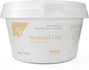 Fatima's Garden Rhassoul Clay with Argan & Eucalyptus - Detox & Soften, 250g