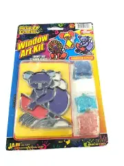 2004 JA-RU ARTS & CRAFTS WINDOW ART KIT SUNCATCHER LIKE STAINED GLASS Koala