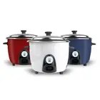 Zummy 7 Cup Rice Cooker with Measuring Cup & Serving Spoon