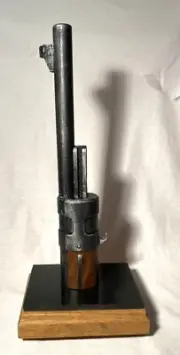 Support display stand for Mauser G98 bayo. with wooden base