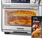 Versatile 12-in-1 Air Fryer & Toaster Oven with 26QT Capacity - Silver