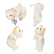 Easily Clean Artificial Aquarium Cats Figurines Ornament Fish Tanks Decoration