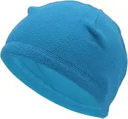 [X AUTOHAUX] Cycling Hat Keep Warm Hard Hat Liner Polar Fleece Fabric Blue 26x17cm 1 Pcs