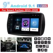 For Smart Fortwo 15-19 Car Multimedia Player Radio GPS WIFI 9" Android9.1 1+16G (for: Smart)