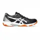 Asics GEL-Rocket 11 2E [1073A066-002] 男女 排球鞋 寬楦 室內 運動 訓練 黑銀