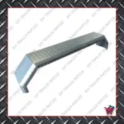 Adelaide Trailers Trailer Mud Guard - Tandem Axle - Checkerplate (Suits 13" t...