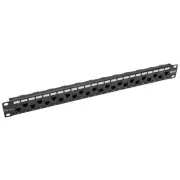 Tripp Lite 24-Port Cat5e/6 Feed-Through Patch Panel RJ45 1URM TAA (n254-024-of)