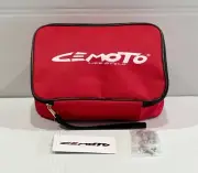 Handbag Tool Mens Fender Rear Cemoto Red Motorcycle Old Vintage