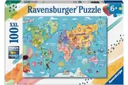 Ravensburger - Map of the World Puzzle 100 Piece