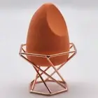 Makeup Blender Holder Electroplating Process Cosmetic Tool Powder Puff Shelf