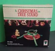 VINTAGE-Christmas Tree Stand-Complete-New In Original Box-Trees Up To 6 Ft.Tall