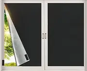 Blackout Blinds, Blackout Material Blind Curtain for Window, Portable Shades Film Cut to Any Size Stick for Bedroom, Hotels, Travel, RV Car Temporary Permanent(100x145cm)