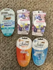 5 Packages Of Bic Soleil Women’s Disposable Razors