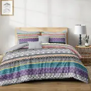Atlas Bohemian Striped Quilt Cover Set ( Queen / King sizes)