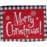 French Country Table Placemats Merry Christmas Set 6 33x24cm