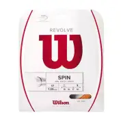 WILSON REVOLVE SPIN 17 Tennis String Black/White/Orange