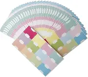 420 Pcs Thickened Handwritten Page Markers, Color Index Classification Label With 12 Colors, 35 Sheet Self-Adhesive Sticky Note Tags, Colors Adhesive Page Index Tabs Flags for Diary Notebook Bookmark.