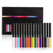 16 Colors Liquid Eyeliner Waterproof Smudge Proof Eyeliner Ultra Fine Eye Liner Makeup Liquid Eyeliner