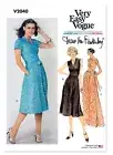 VOGUE SEWING PATTERN 2040 MISSES 16-24 DIANE VON FURSTENBERG 70s EASY WRAP DRESS
