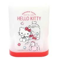 在飛比找PChome24h購物優惠-Hello Kitty 方型寬口筆筒 (白糖果款)