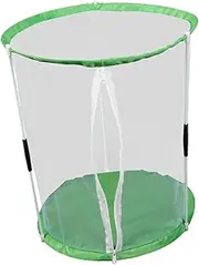 Kisangel Transparent Mesh Butterfly Observation Cage Cylindrical Insect Habitat Cage for Breeding and Viewing Butterflies Breathable Design Φ