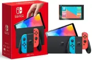 NEW Nintendo Switch OLED 64GB Neon Console SP Bundle + 2-Day Shipping!